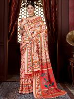 Pasmina Multi Colour Casual Wear Printed Saree